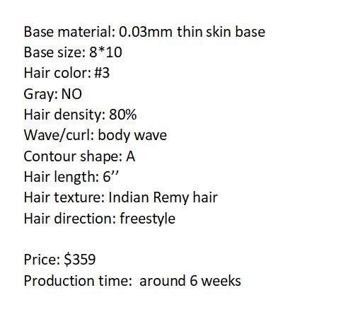 Custom Made Hair System