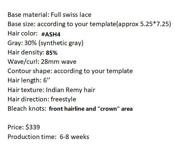 Custom Made Hair System