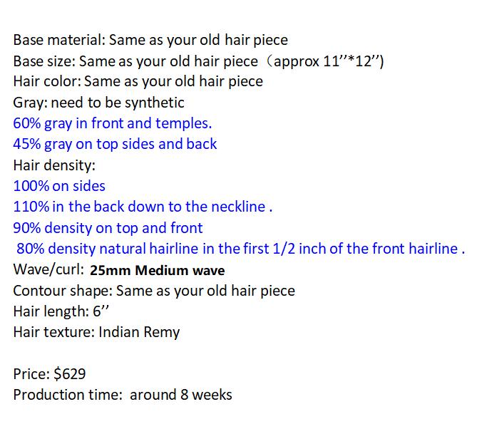 Custom Made Hair System
