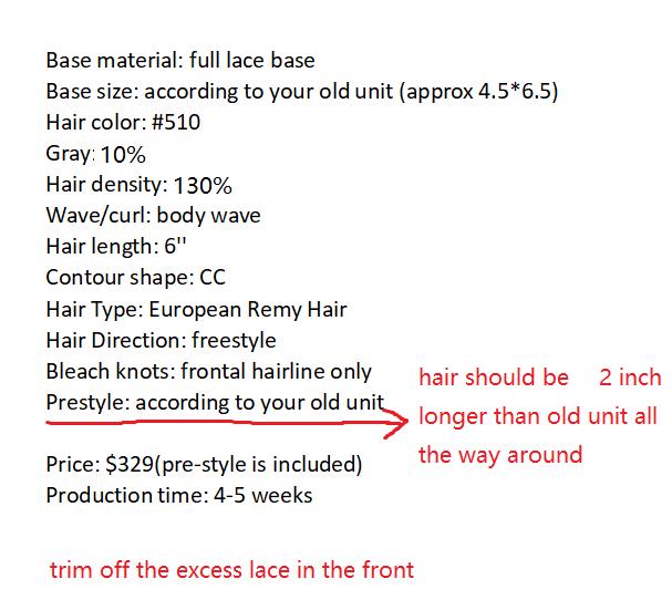 Custom Made Hair System