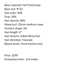 Custom Made Hair System