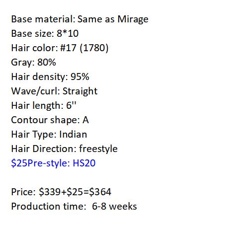 Custom Made Hair System