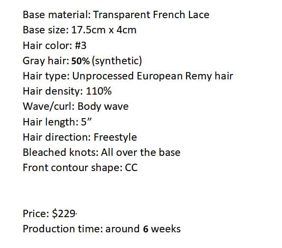 Custom Made Hair System