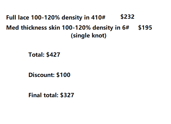 Wholesale Custom Made Hair System for Salon