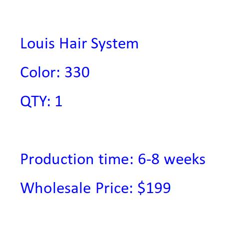 Custom Made Hair System