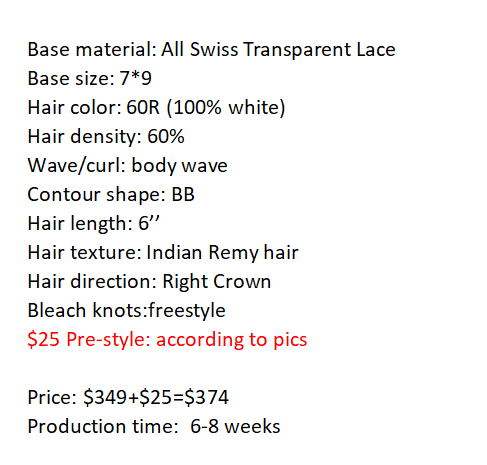 Custom Made Hair System