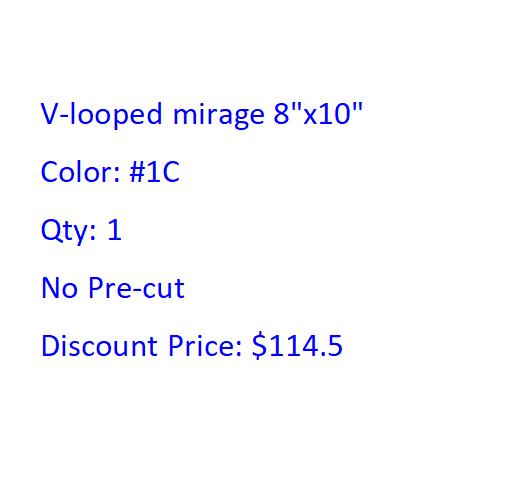 Mirage 1C with no Pre-cut