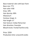 Custom Made Hair System