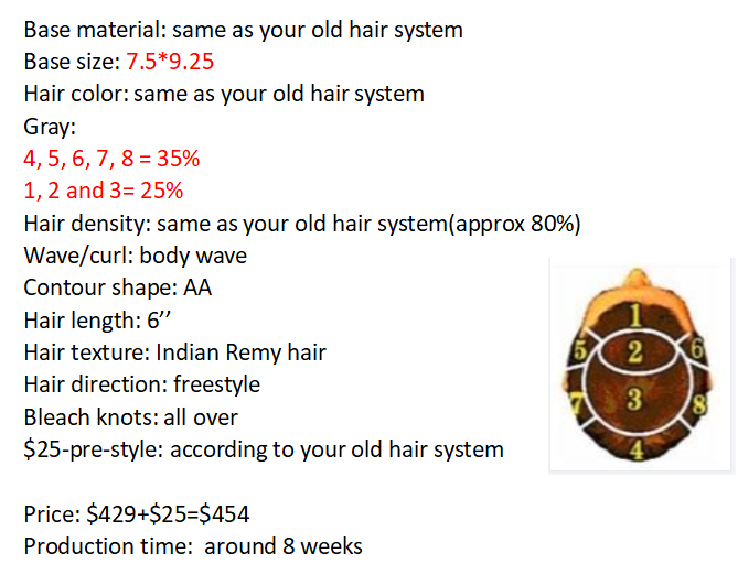 Custom Made Hair System