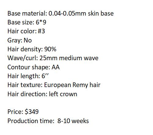 Custom Made Hair System
