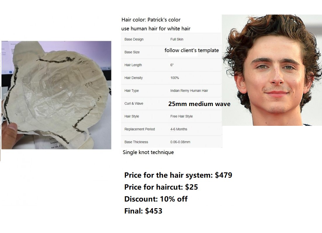 Custom Made Hair System