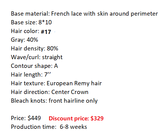 Custom Made Hair System