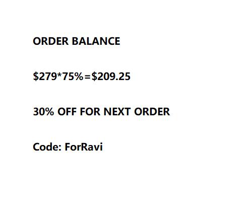 Order Balance
