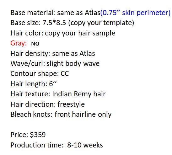 Custom Made Hair System
