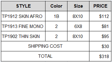 Wholesale Hair Systems for Salon