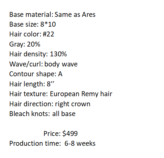 Custom Made Hair System