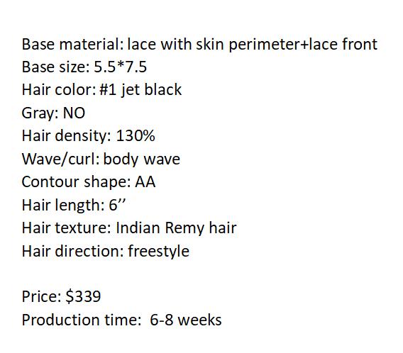 Custom Made Hair System