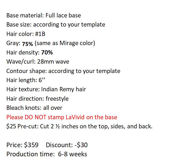 Custom Made Hair System