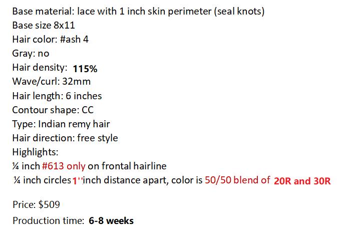 Custom Made Hair System