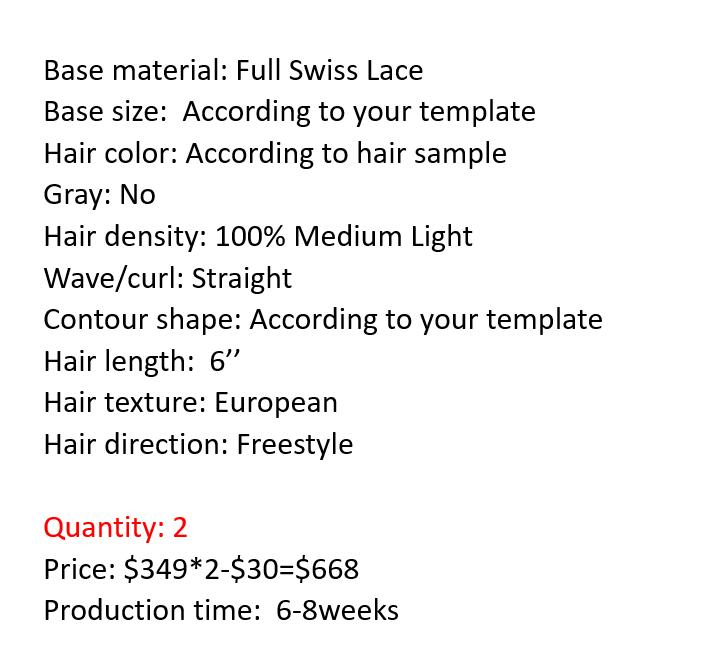 Custom Made Hair System