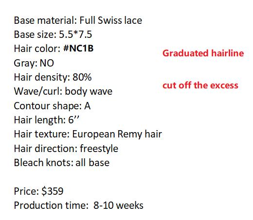 Custom Made Hair System