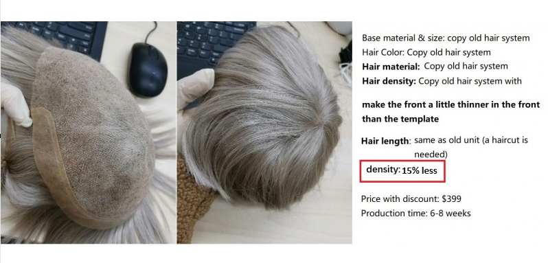 Custom Made Hair system