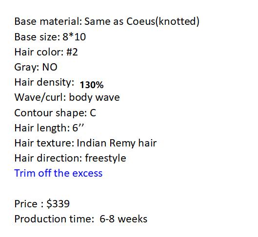 Custom Made Hair System