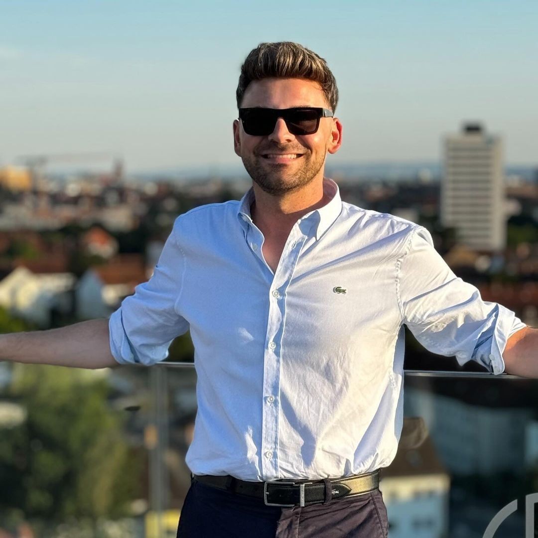 Mikey Blonde Highlighted Hair System with Durable Mono Base and Natural Looking Hairline