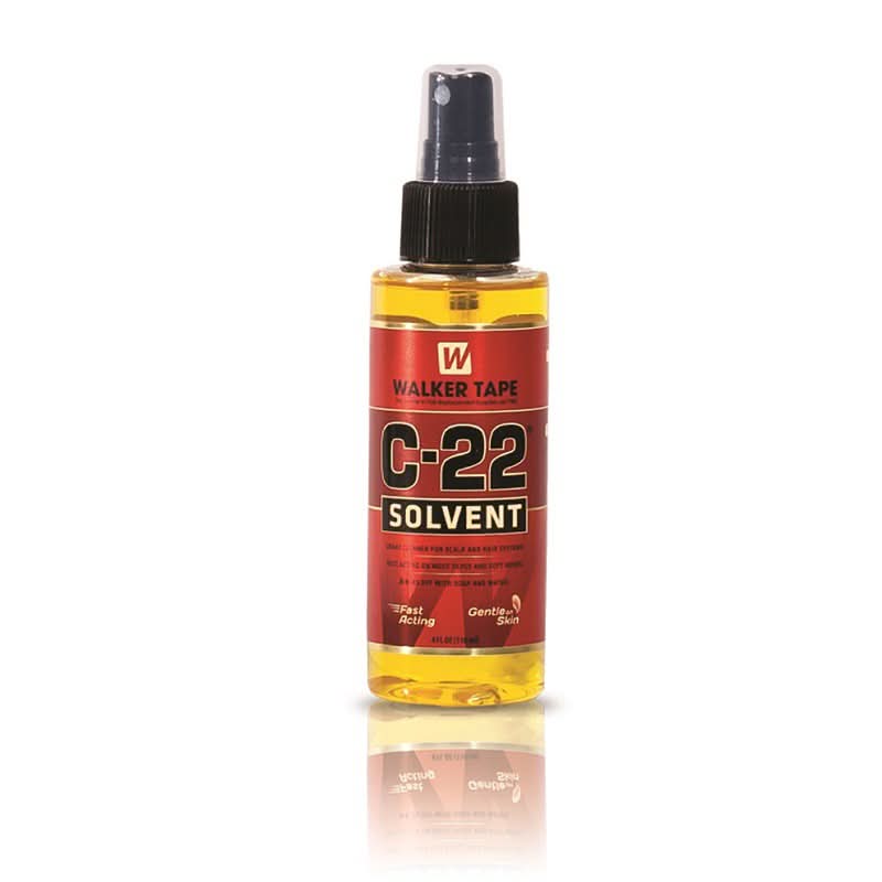 Adhesive remover for cleaning residue after hair system removal