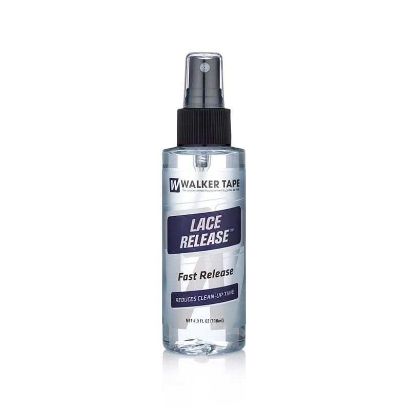 Lace release product used before lifting a lace hair system