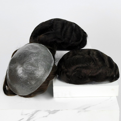 3-Piece Bundle of Louis C-through Bio Skin Men’s Hair System | 0.04-0.06mm