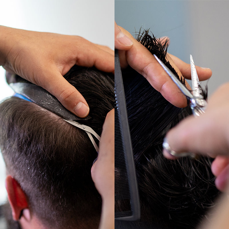 Pre-Cut Base & Hair Style Service