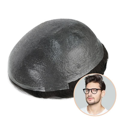 Upgrade Eros | Men’s Hair System with C-through Bio Skin | 0.02-0.03mm