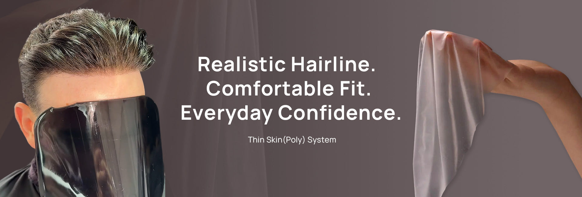 Thin Skin Hair System | Invisible Hairline & C-through Bio Skin – LaVivid Hair