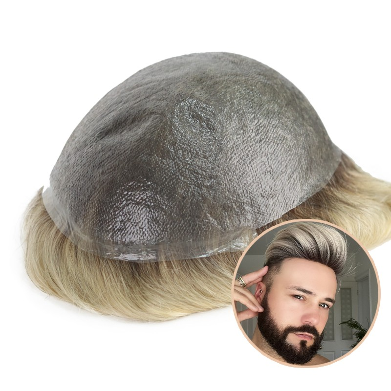 blonde toupee