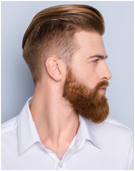 comb back hair