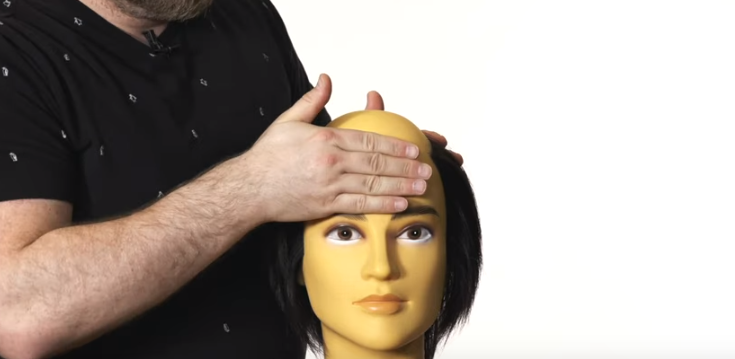 how to apply toupee