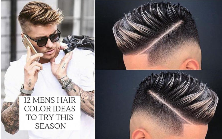 Men's hair color