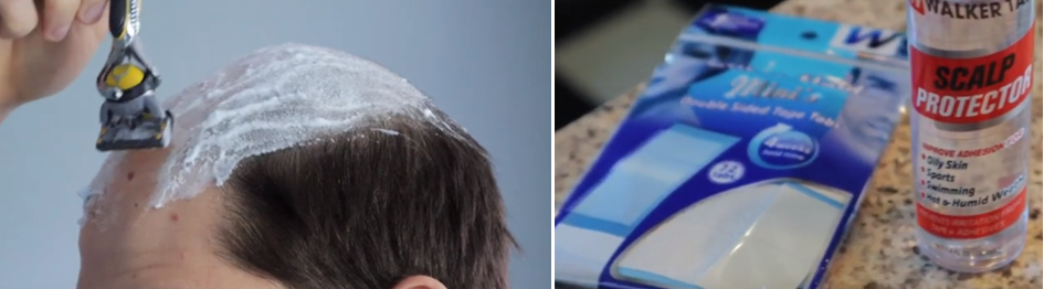 apply glue