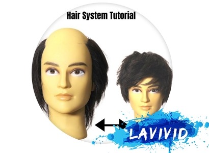 How to Achieve A Medium Length Layered Haircut with A Toupee?