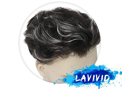 Use a White Highlighted Black Hair System to Get a Stunning Look