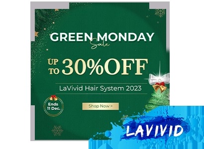 Unlocking Savings: Lavivid’s Green Monday Sale Delivers Huge Discounts on Men’s Hair Systems and Adhesives