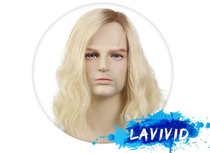 Blonde Affordable Full Cap Wig for Men – LaVivid Gabriel Wig