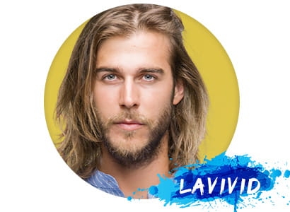 Achieve Men's Long Hairstyles with LaVivid Long Hair System