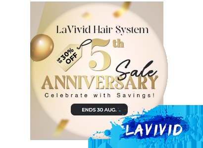 Last Call: Don’t Miss Out on Lavivid Hair's 5-Year Anniversary Sale!